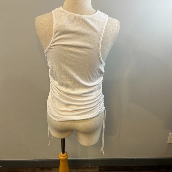 NWOT WAYF‎ Jayce Ruched Racer Tank (M) - Picture 6 of 11